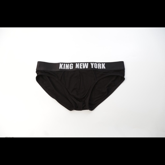 KING NEW YORK , Brief , bamboo fabric underwear.(BLACK) - Picture 7 of 15